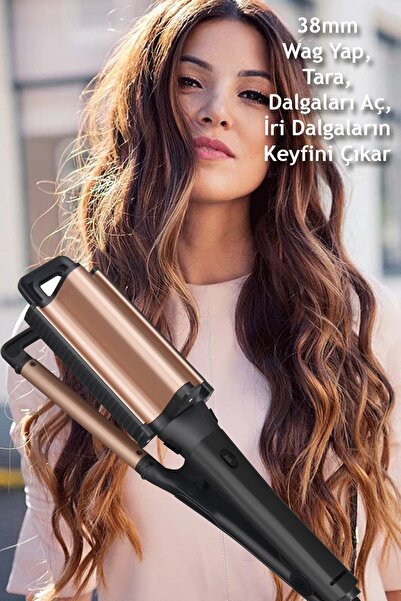 Shibowavy 2in1 Wag Tongs (WITH 2 ADJUSTABLE SPINNING HEADS 16MM THIN BUCKLE & 38MM IRY WAVE)