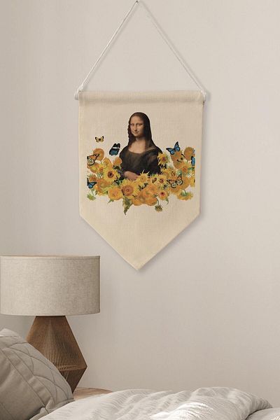 Postifull Σειρά τέχνης Van Gogh και Mona Lisa - Κάλυμμα τοίχου με καμβά NO:454