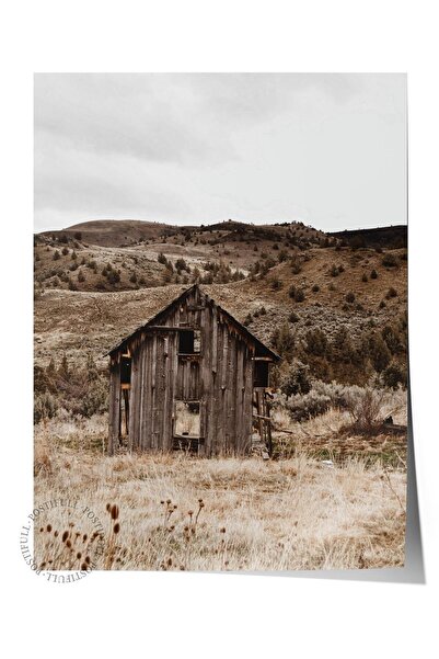 Postifull Рустик плакат без рамка, скандинавска кафява картина, NO:47 Снимка ...