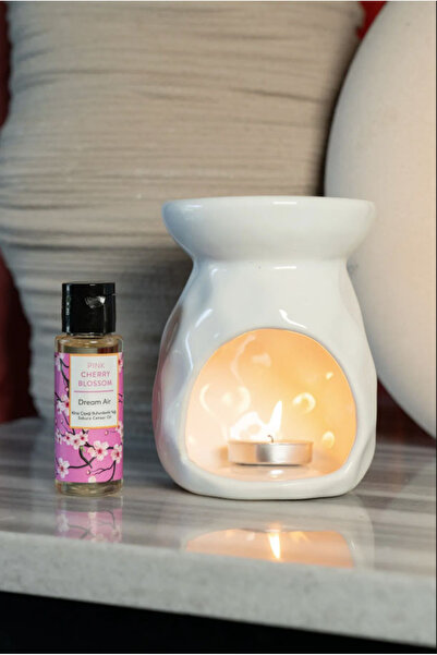 Rebul Dream Air Japon Kiraz Çiçeği Buhurdanlık ve Doğal Uçucu Yağ 30 ml. Pink...