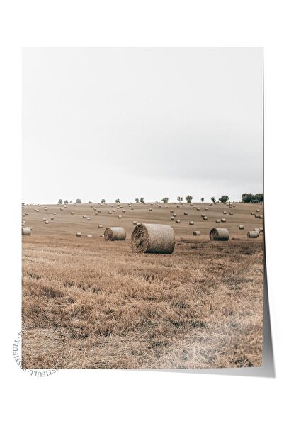 Postifull Poster rustic fără încadrare, pictură nordică maro, NR:50 Fotografi...