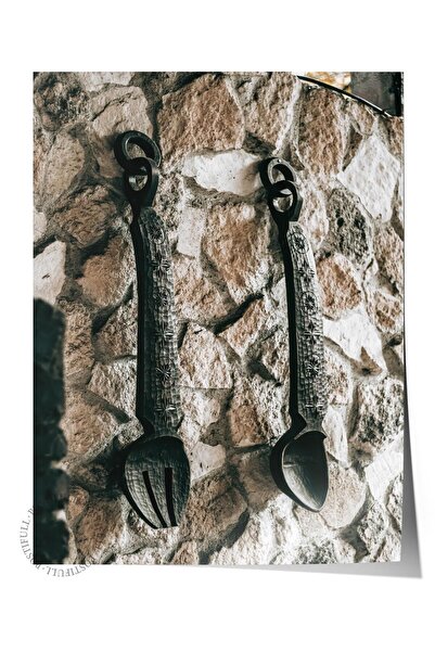 Postifull Poster rustic fără rame, pictură nordică maro, NR:69 Fotografie cu ...