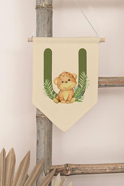 Postifull Decor pentru camera copiilor, ornament de perete, decor din lemn pe...