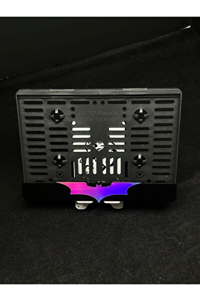ÇİZİKDEKOR MOTOR PLAKALIK BATMAN LOGOLU LAZER KESİM PLEKSİ Uyumlu
