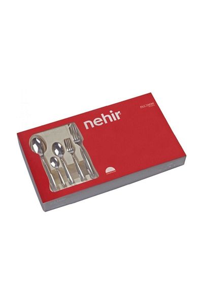 Nehir Fiesta Satin 30 Piece Cutlery Set