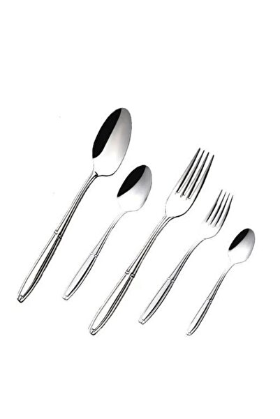 Nehir Buket Sade 12 Kişilik 84 Parça Paslanmaz Çelik Çatal Kaşık Bıçak Takımı