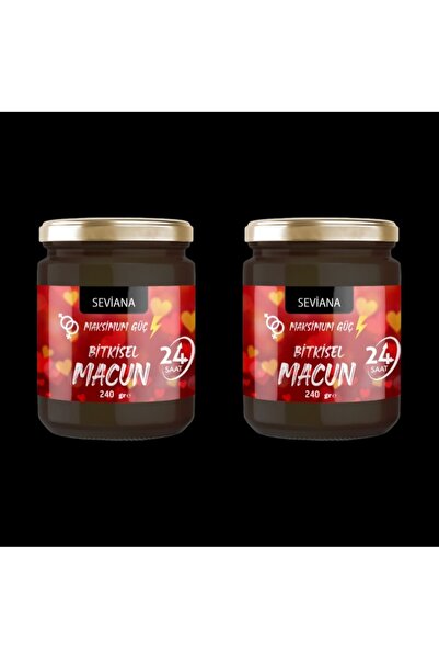 SEVİANA Themra Epimedyümlü1 Propolis Bal Ginsengli Bitkisel Karışımlı Mesir Kuvvet Macun 2x240 Gr