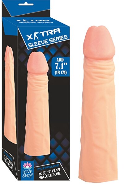 Toplam Uzunluğu 17 cm 5 cm Dolgulu Penis Kılıfı
