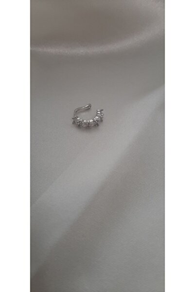 shesra Vip Gümüş Zirkon Taşlı Earcuff