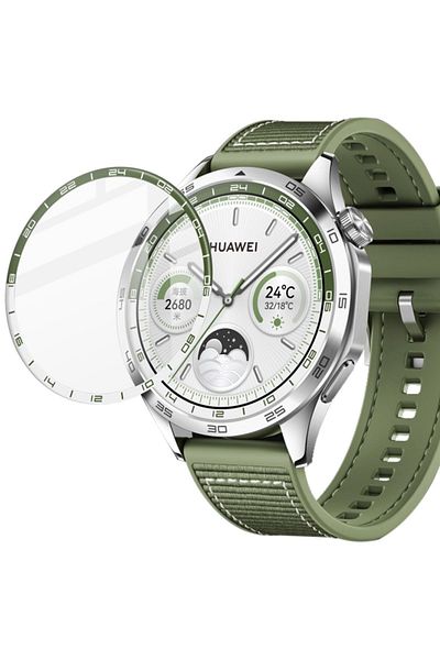 Nezih Case واقي شاشة معزز لساعة Huawei Watch GT4 مقاس 46 مم من Ppma Pet