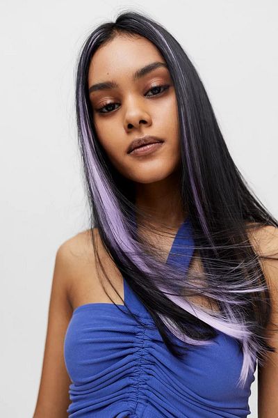 New Obsessions Synthetic Snap Hair 2 Pieces Colorful
