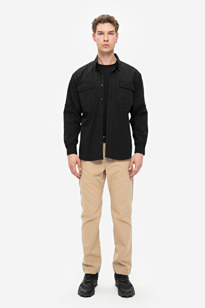 SOUTH COL Force Erkek Tactical Ripstop Taktik Gömlek Sırtı Fileli Yüksek Dayanıklığa Sahip Likralı Kumaş