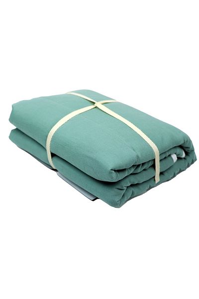 ATACA TEKSTİL Muslină verde - Antrenament pentru toaletă impermeabilă, absorbant pentru copii și pacienți, cu aripi pentru tampon 85x90cm