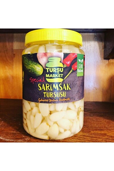 TURŞU MARKET Hakiki Çubuk Turşusu 1 Lt Sarımsak Turşusu