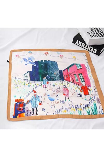 Purple Adv وشاح بتصميم بريتانيك