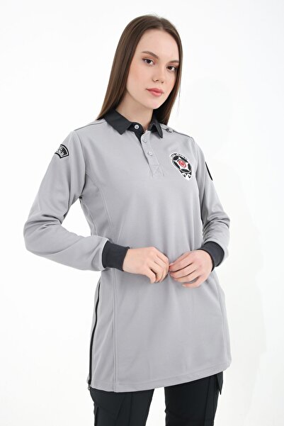 Yiğit Kışlık - Yeni Tip Uzun Kollu Özel Güvenlik Tişört - Tunik Boy