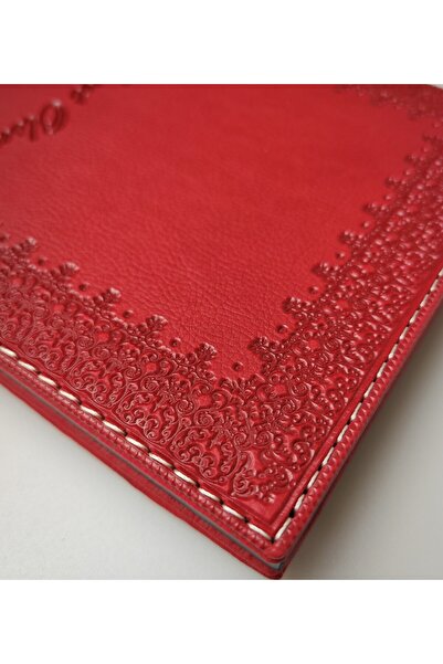 ankara menü (1 Piece) Leather Account Holder Box - Money Top, Bill, with Storage