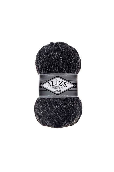 Alize Anthracite Jaspe Superlana Maxi 5 Τεμάχια