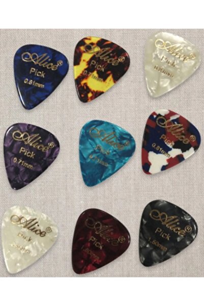 Alice Gitar Penası 9'lu Set Pena