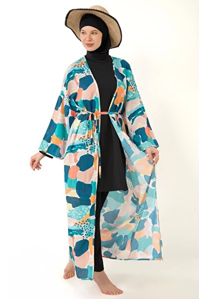 medipek Lycra Pareo Full Covered Hijab Swimsuit