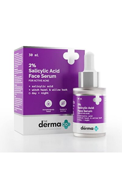 The Derma Co مصل الوجه بحمض الساليسيليك بنسبة 2% لعلاج حب الشباب وعلامات حب الشباب - 30 مل (ديرماكو)