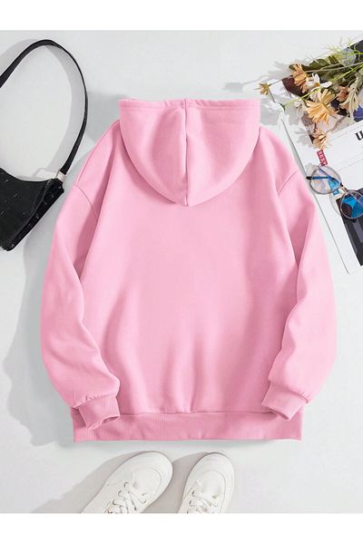 MODARİCH Μπλούζα Brooklyn 1997 Pink Oversize Hooded φούτερ
