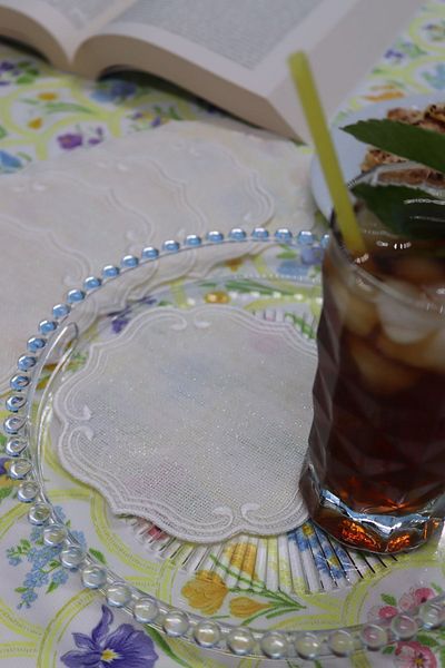 vipceyiz 6 Pieces Sparkling Presentation Napkin Suitable for Etamine Processing