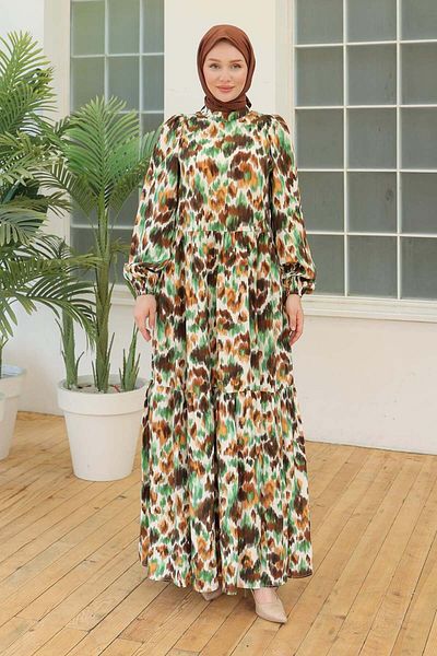 Armine TREND PATTERNED DRESS