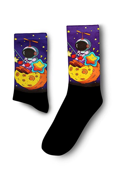 JENES Unisex Sweet Fisherman Astronaut Socks