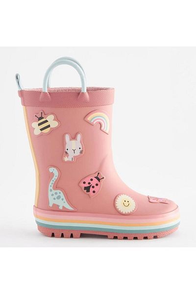Next Character Patterned Rain Boots