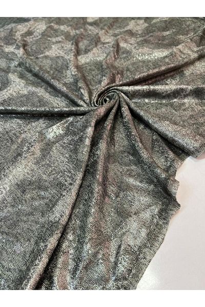 Kumaş sever Meter Glitter PatterneD Outerwear Fabric - Double WiDth