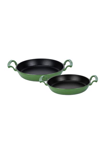 Lava Green 2 Piece Round Pan Set