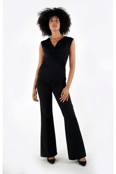 ALEXANDERGARDI Αμάνικη μπλούζα με διπλό γιακά - B24-38001