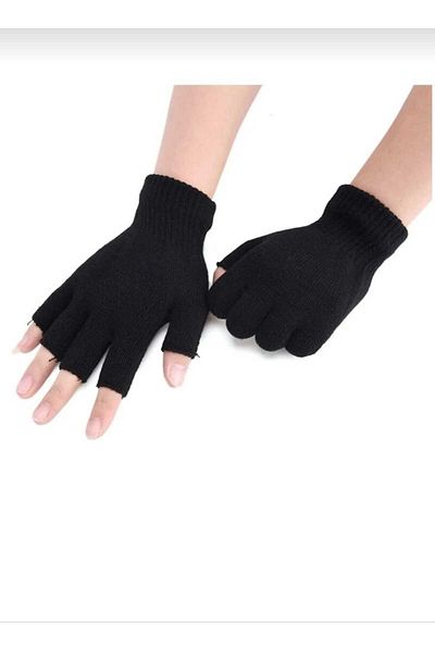 Betülce BETüLCE Unisex Fingerless Orlon Gloves - Women and Men