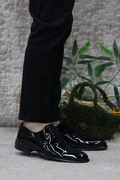 Pierre Cardin Black KHaki Leather - medical Comfort Sole Sneaker. Groom's Shoes and Suit Bottom