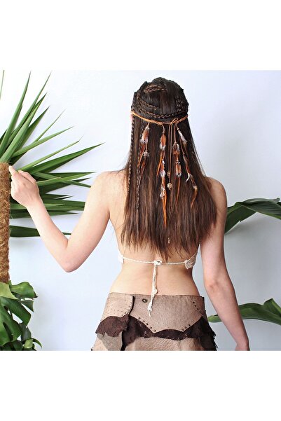 FUNGI عصابة رأس من جلد الغزال