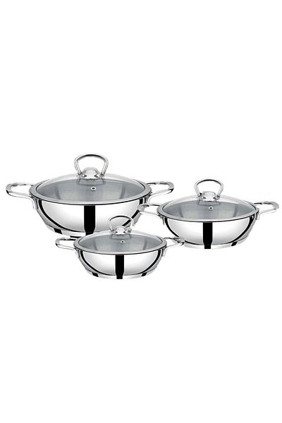 Sole Samira 16-18-20 Cm Omelet Set Glass Cover
