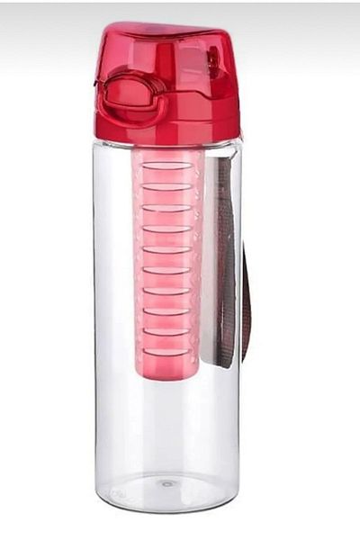 Titiz Plastik Cascada Detox Flask 500 ml Red - Meticulous Water Bottle