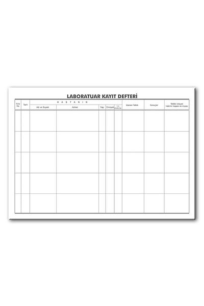 Etika Disguise Injection Registration Book 400 Sheets (800 Sheets) 23X32 cm