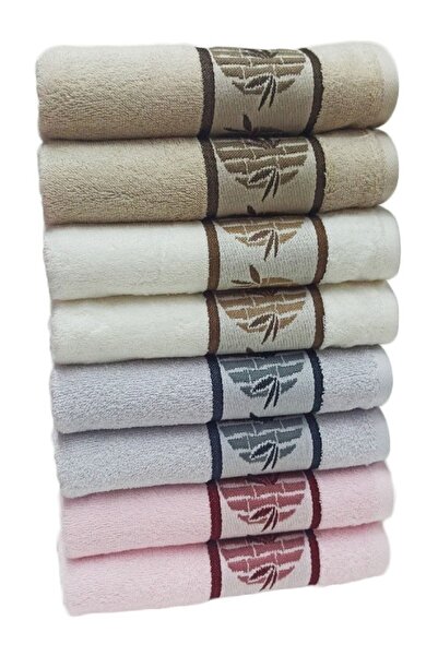 Özdilek 8 prosoape Bonsai Bamboo - Gri, Roz, Bej Crem