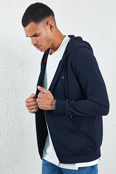 MAN EDITION Бомбер з капюшоном і кишенями-кенгуру | Ee100227650