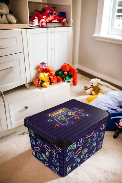 QUTU Style Box Games Decorative Box - 17 Liters