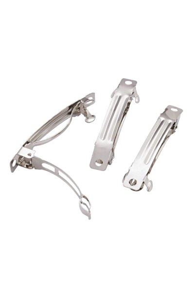 Genel Markalar Otomatik Metal Toka Aparatı Toka Klipsi 4 Cm 10 Adet