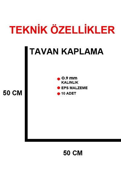 Pufline Tuğla - 10 Adet 2.5 M2 Strafor Tavan-duvar Paneli