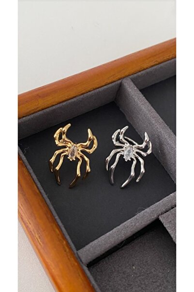 Bubbleatelier Earcuff örümcek kıkırdak küpe