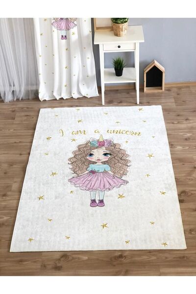 Evmila Baskılı 7mm Kalınlıkta Çocuk Halısı