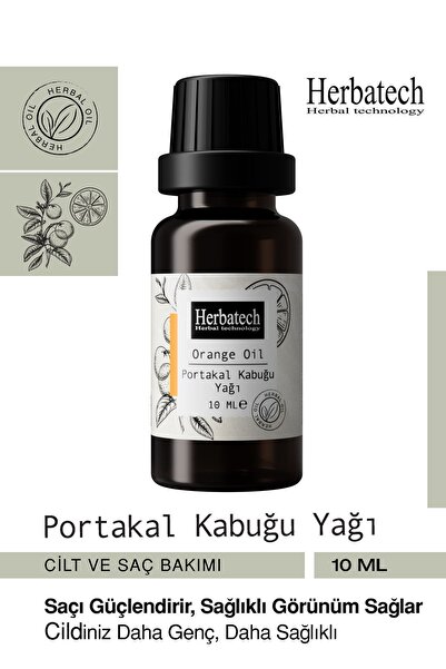 Herbatech Natural Orange Peel Oil - Skin Brightening and Revitalizing Essenti...
