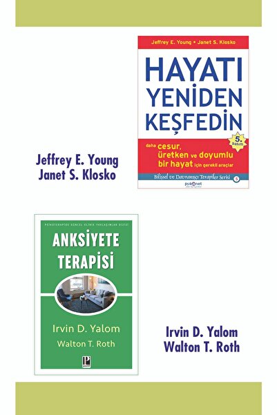 Psikonet Yayınları Hayatı Yeniden Keşfedin-anksiyete Terapisi 2'li Set