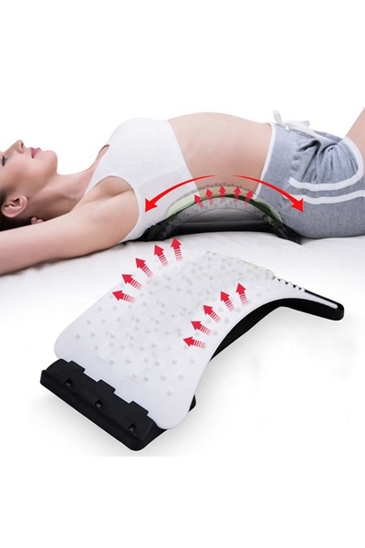 Havana BEYAZ Renk Bel Esnetme Egzersiz Aleti Bel destek cihazı Vücut Dik Duru...