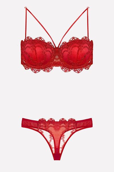 Nurteks Supported Drawstring Strapless Bra Set